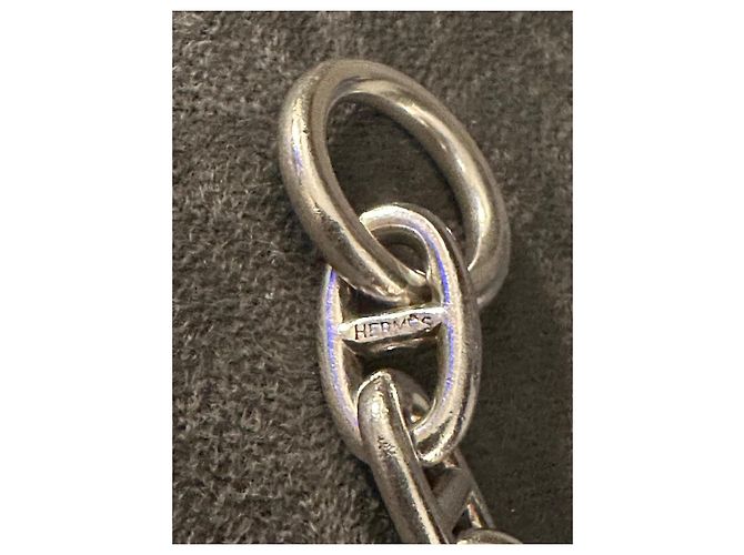 Pulsera modelo ancla de Hermès Plata - vista 4