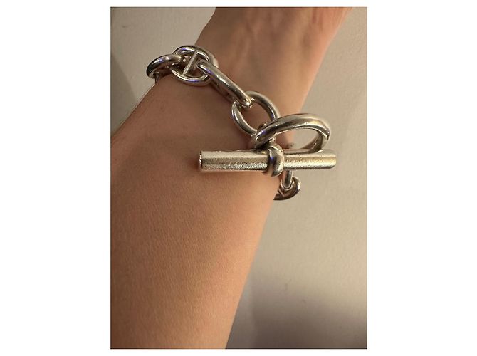 Pulsera modelo ancla de Hermès Plata - vista 5