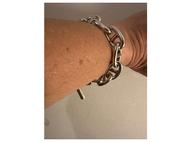 Pulsera modelo ancla de Hermès Plata - vista 6