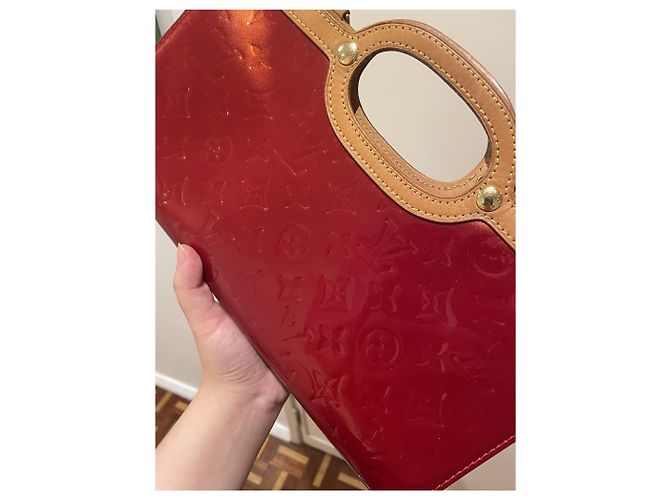 Roxbury Louis Vuitton Handtasche Rot Lackleder - Ansicht 5