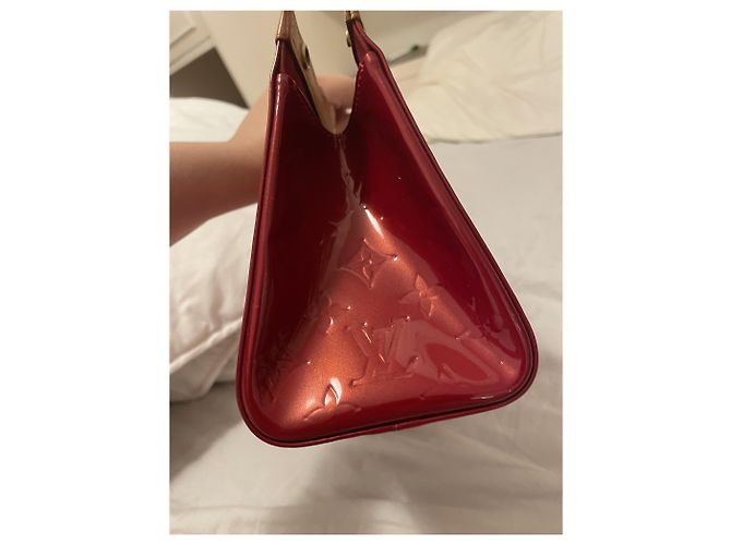 Roxbury Louis Vuitton Handtasche Rot Lackleder - Ansicht 9