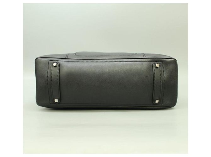 Borsa a spalla Salvatore Ferragamo in pelliccia nera Nero - vista 2