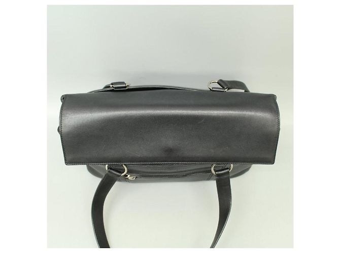 Borsa a spalla Salvatore Ferragamo in pelliccia nera Nero - vista 3