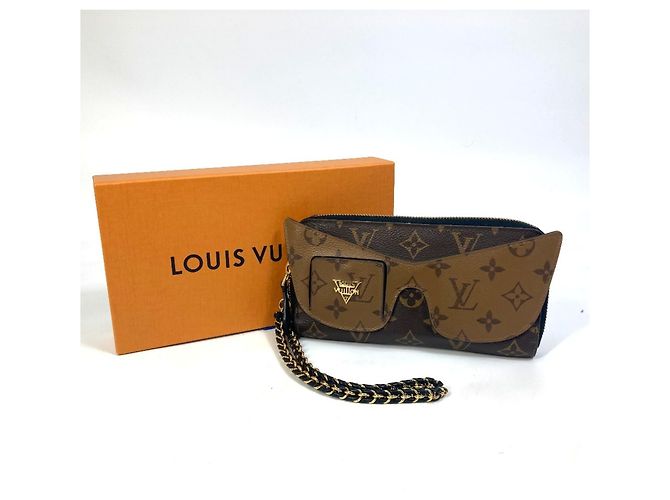 Louis Vuitton Monogram Reverse Zippy Geldbörse Braun Monogramm - Ansicht 16