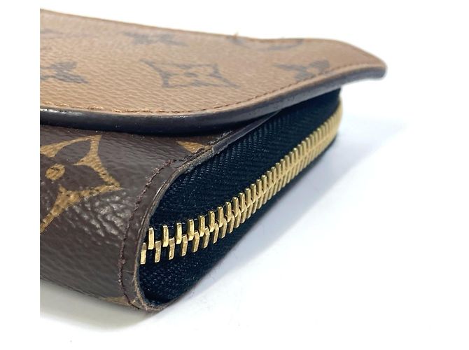 Louis Vuitton Monogram Reverse Zippy Geldbörse Braun Monogramm - Ansicht 4