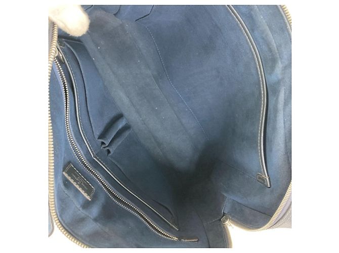 Bolso de documento de cuero Epi Louis Vuitton Azul Azul marino - vista 12