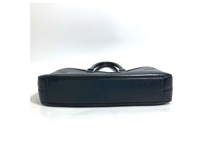 Bolso de documento de cuero Epi Louis Vuitton Azul Azul marino - vista 5