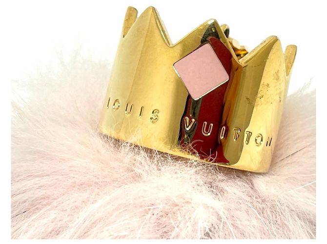 Portachiavi Fuzzy Bubble Louis Vuitton Rosa - vista 8