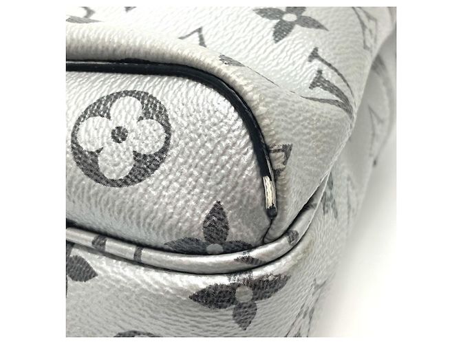 Borsa a Spalla Louis Vuitton Monogram Reflect PM Argento - vista 7