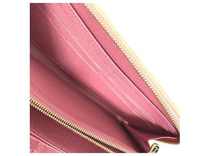 Cartera larga de denim Monogram Louis Vuitton Rosa - vista 4