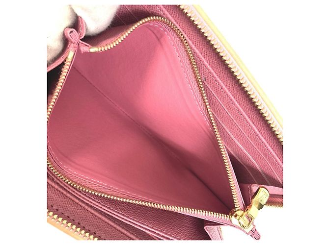 Cartera larga de denim Monogram Louis Vuitton Rosa - vista 5