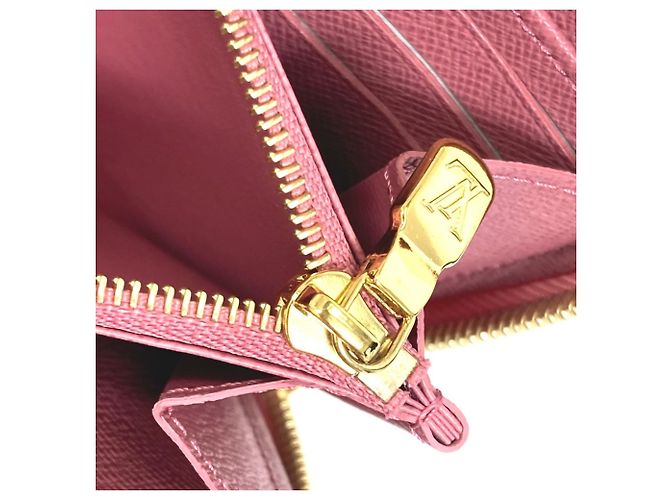Cartera larga de denim Monogram Louis Vuitton Rosa - vista 6
