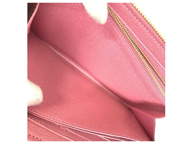 Cartera larga de denim Monogram Louis Vuitton Rosa - vista 8
