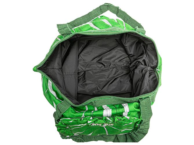 Miu Miu Tote Ivy de lona verde impresa - vista 4