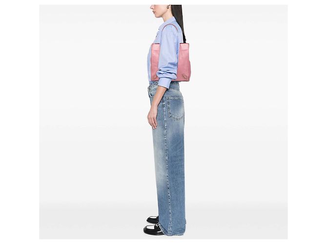 Balenciaga Pink Leder Papier A5 Tote - Ansicht 10
