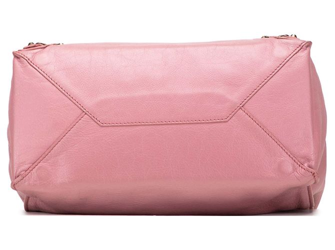 Balenciaga Pink Leder Papier A5 Tote - Ansicht 3