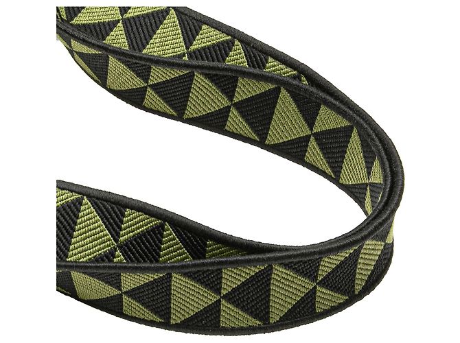 Prada Grüner Jacquard Triangolo Symbole Einkaufstasche - Ansicht 11