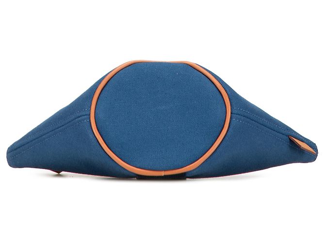 Pochette Mini Toile Palmyre Blu Hermès - vista 3