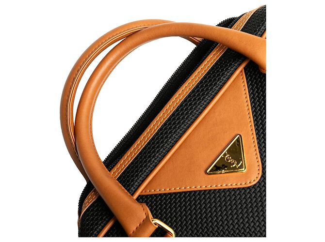 Borsa Boston Saint Laurent in PVC nero - vista 10