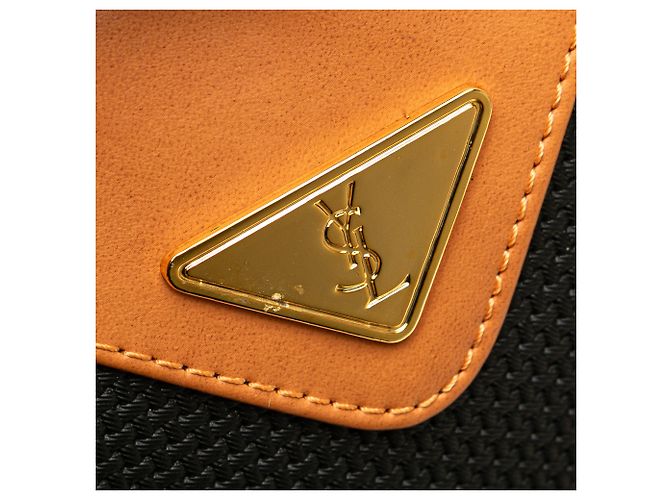 Borsa Boston Saint Laurent in PVC nero - vista 5