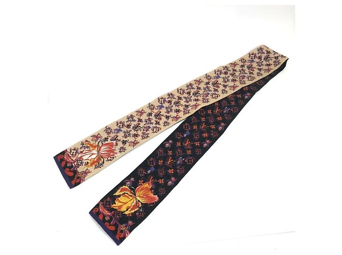 Foulard in seta Louis Vuitton Monogram Bandeau Rendezvous - vista 3