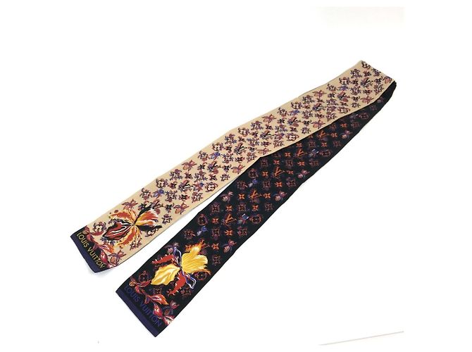 Foulard in seta Louis Vuitton Monogram Bandeau Rendezvous - vista 4