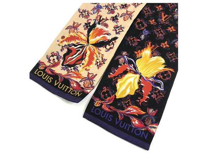 Foulard in seta Louis Vuitton Monogram Bandeau Rendezvous - vista 5