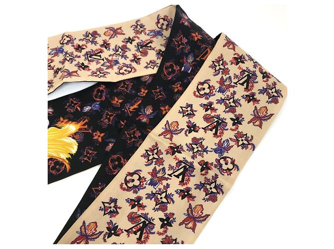 Foulard in seta Louis Vuitton Monogram Bandeau Rendezvous - vista 6
