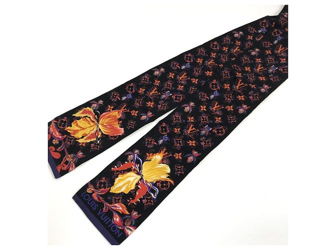 Foulard in seta Louis Vuitton Monogram Bandeau Rendezvous - vista 7