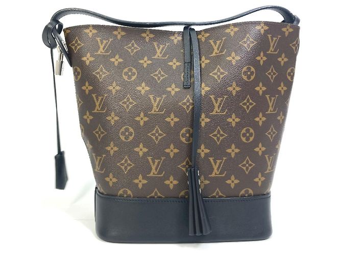 Borsa a spalla a forma di secchio Louis Vuitton Monogram Idor NN14GM Marrone Nero Monogramma - vista 2