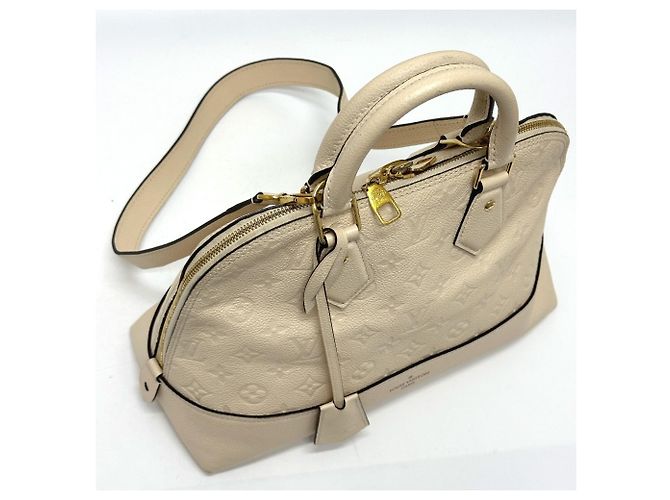 Borsa a mano Neo Alma PM in Monogram Empreinte Louis Vuitton Beige - vista 7