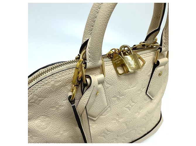 Borsa a mano Neo Alma PM in Monogram Empreinte Louis Vuitton Beige - vista 8