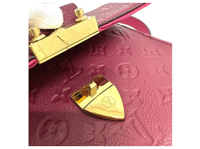 Bolso de cadena Saint-Sulpice PM en Monogram Empreinte Louis Vuitton Roja - vista 15