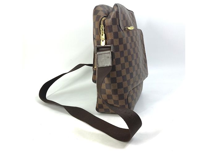 Borsa a Spalla Louis Vuitton Damier Olaf MM Marrone Damier ebene - vista 3