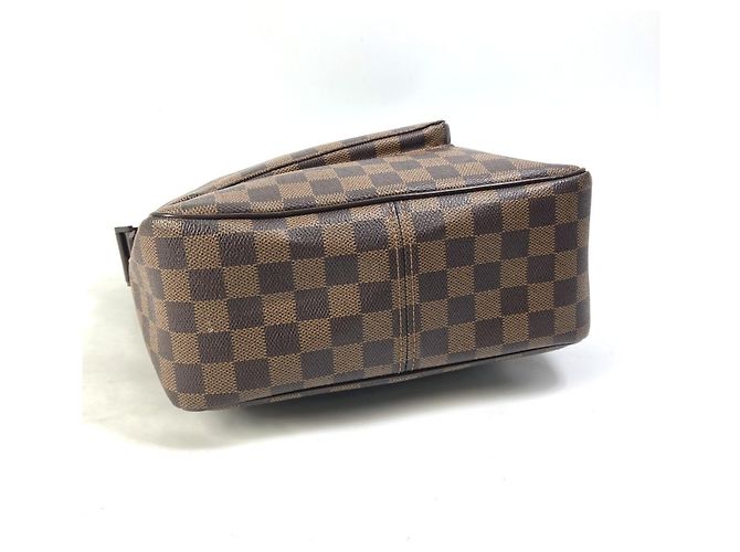Borsa a Spalla Louis Vuitton Damier Olaf MM Marrone Damier ebene - vista 4