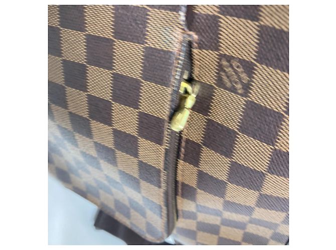 Borsa a Spalla Louis Vuitton Damier Olaf MM Marrone Damier ebene - vista 6