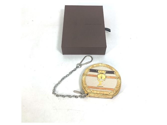 Louis Vuitton Micro Boite Chapeau Wallet with Chain Beige - view 8