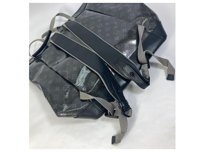 Mochila con cremallera Monogram Eclipse Louis Vuitton Negro Monograma - vista 12