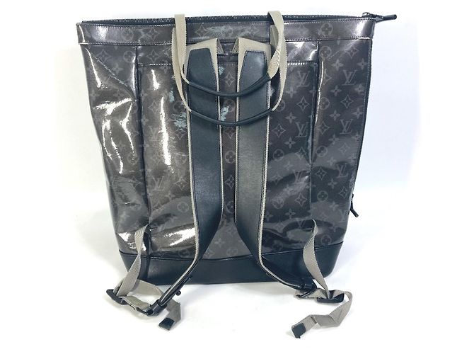 Mochila con cremallera Monogram Eclipse Louis Vuitton Negro Monograma - vista 2