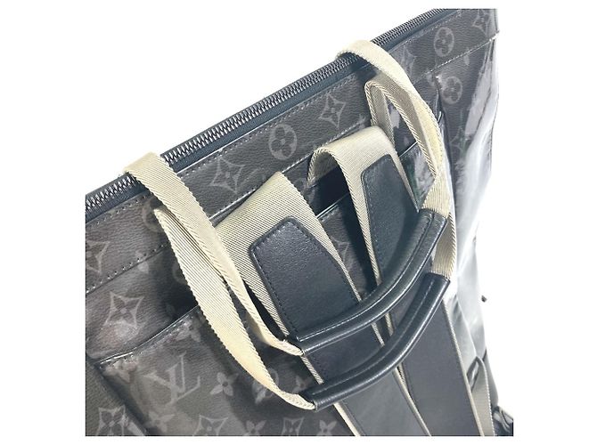 Mochila con cremallera Monogram Eclipse Louis Vuitton Negro Monograma - vista 7