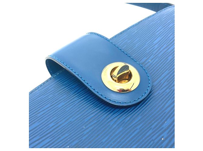 Borsa a spalla Capuchin One-Shoulder in Epi di Louis Vuitton Blu - vista 4