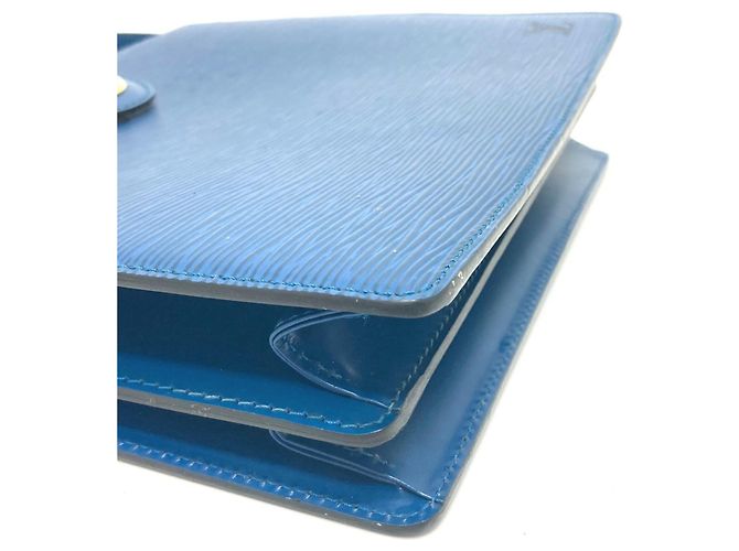 Borsa a spalla Capuchin One-Shoulder in Epi di Louis Vuitton Blu - vista 5