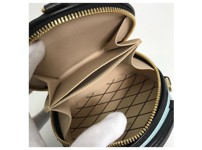 Louis Vuitton Epi Petite Boite Chapeau Handtasche Blau - Ansicht 10