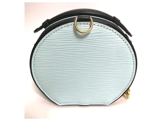 Louis Vuitton Epi Petite Boite Chapeau Handtasche Blau - Ansicht 2