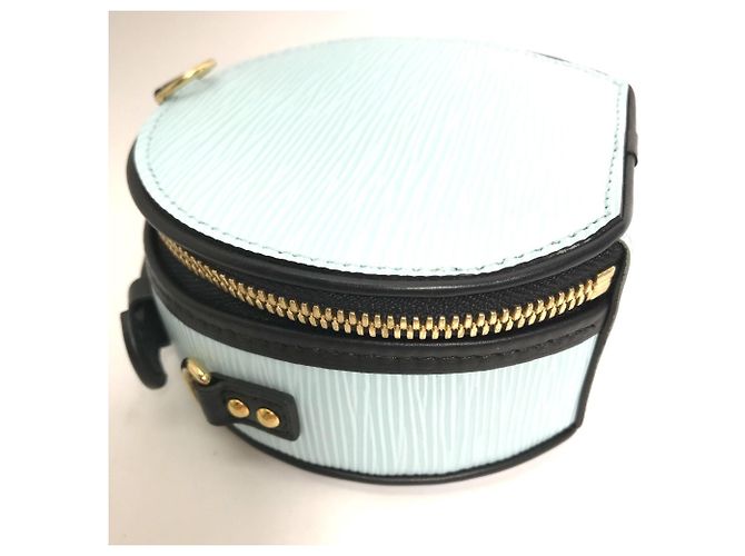 Louis Vuitton Epi Petite Boite Chapeau Handtasche Blau - Ansicht 7