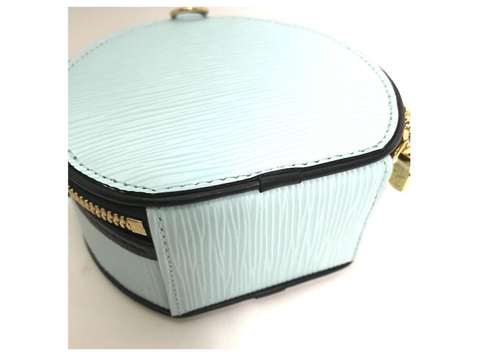 Louis Vuitton Epi Petite Boite Chapeau Handtasche Blau - Ansicht 8