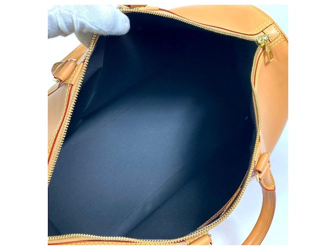 Borsa da viaggio Louis Vuitton Keepall Bandoulière 50 Beige - vista 14