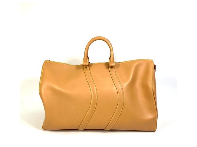 Borsa da viaggio Louis Vuitton Keepall Bandoulière 50 Beige - vista 2