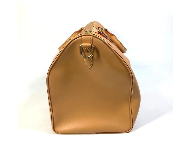Borsa da viaggio Louis Vuitton Keepall Bandoulière 50 Beige - vista 3