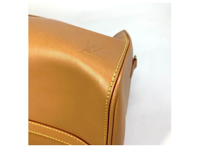 Borsa da viaggio Louis Vuitton Keepall Bandoulière 50 Beige - vista 8